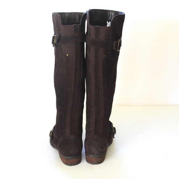 Crown Vintage Brown Suede Boots Like New - Picture 4 of 9